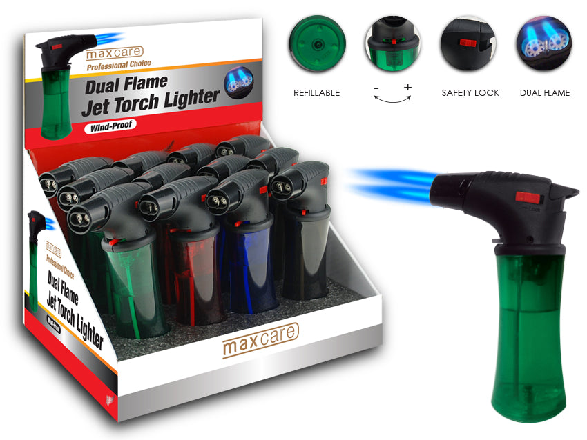 Dual Flame Jet Torch Lighter-030285