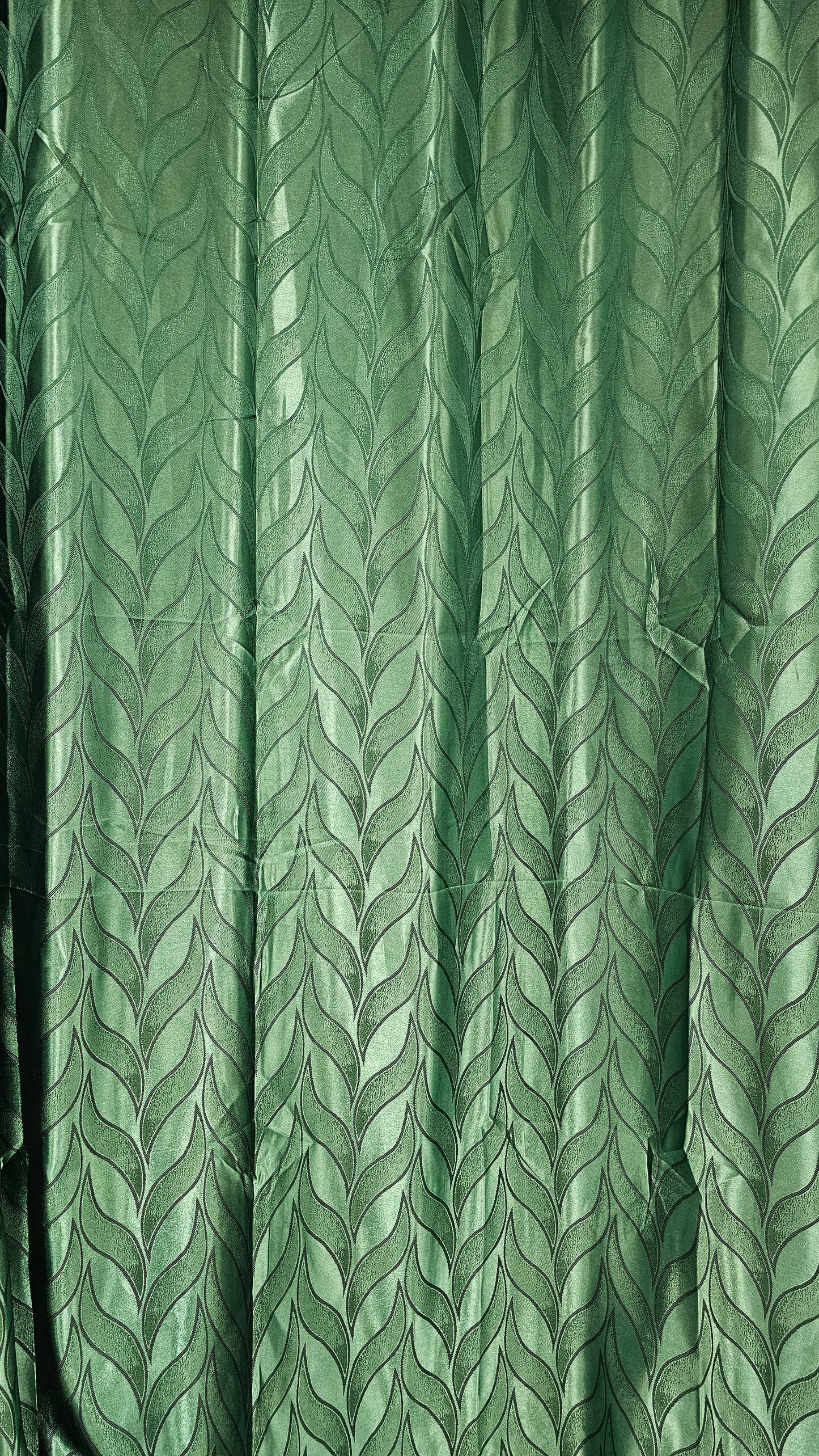 Designer Curtain Green 140X260cm