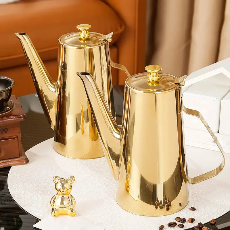Kettle With Strainer- Gold 1.5Litre