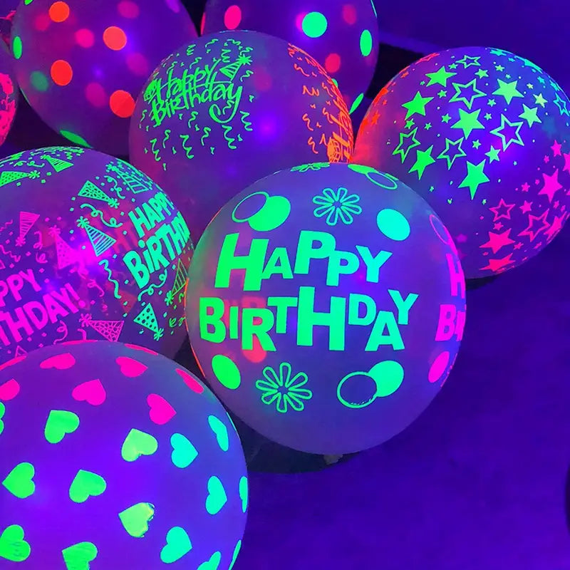 Neon Glowing Balloons