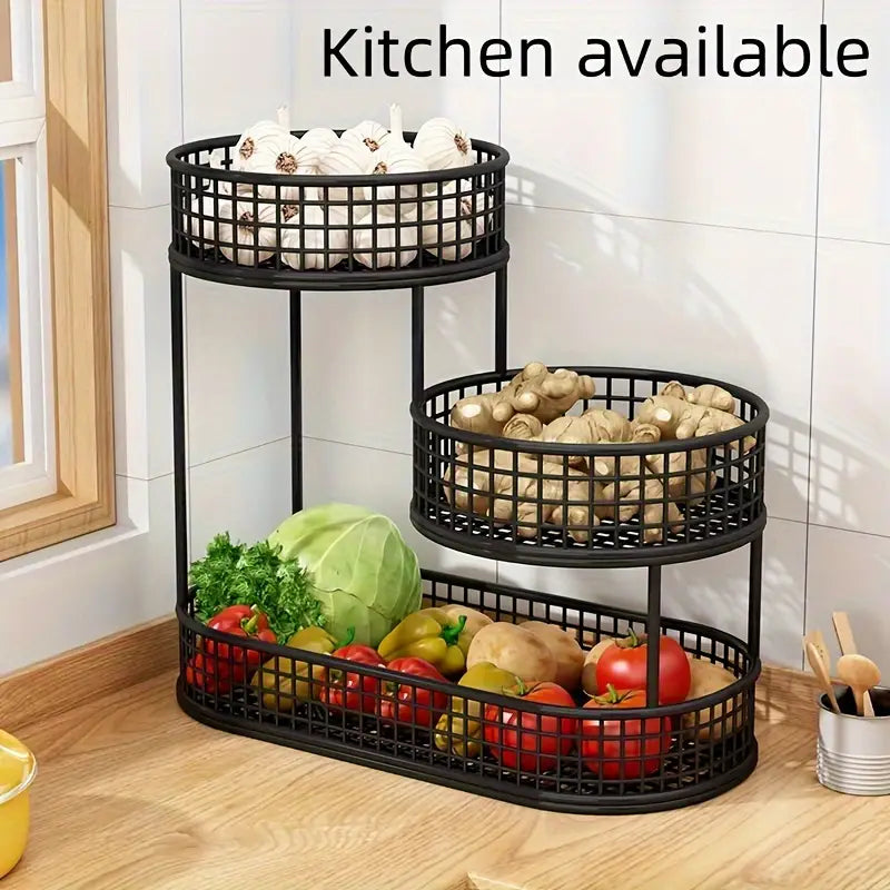 Luxury Metal Fruit Basket