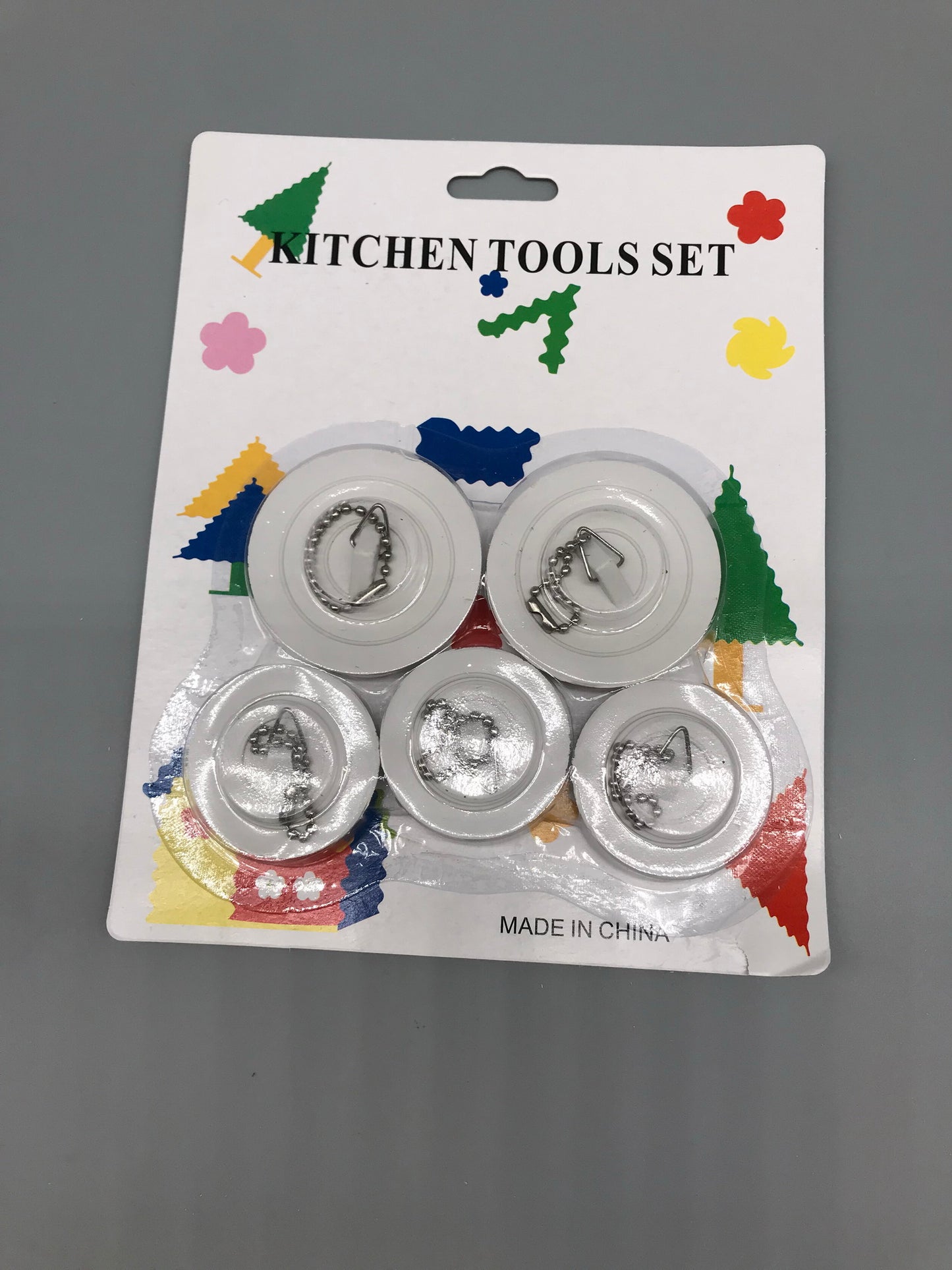 Sink plug with chain(5pc)