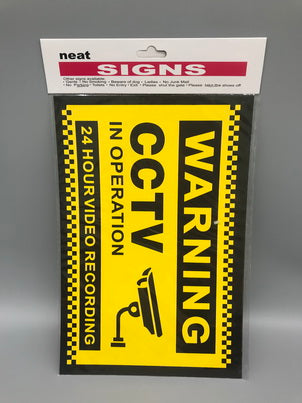 Sign- CCTV in operation