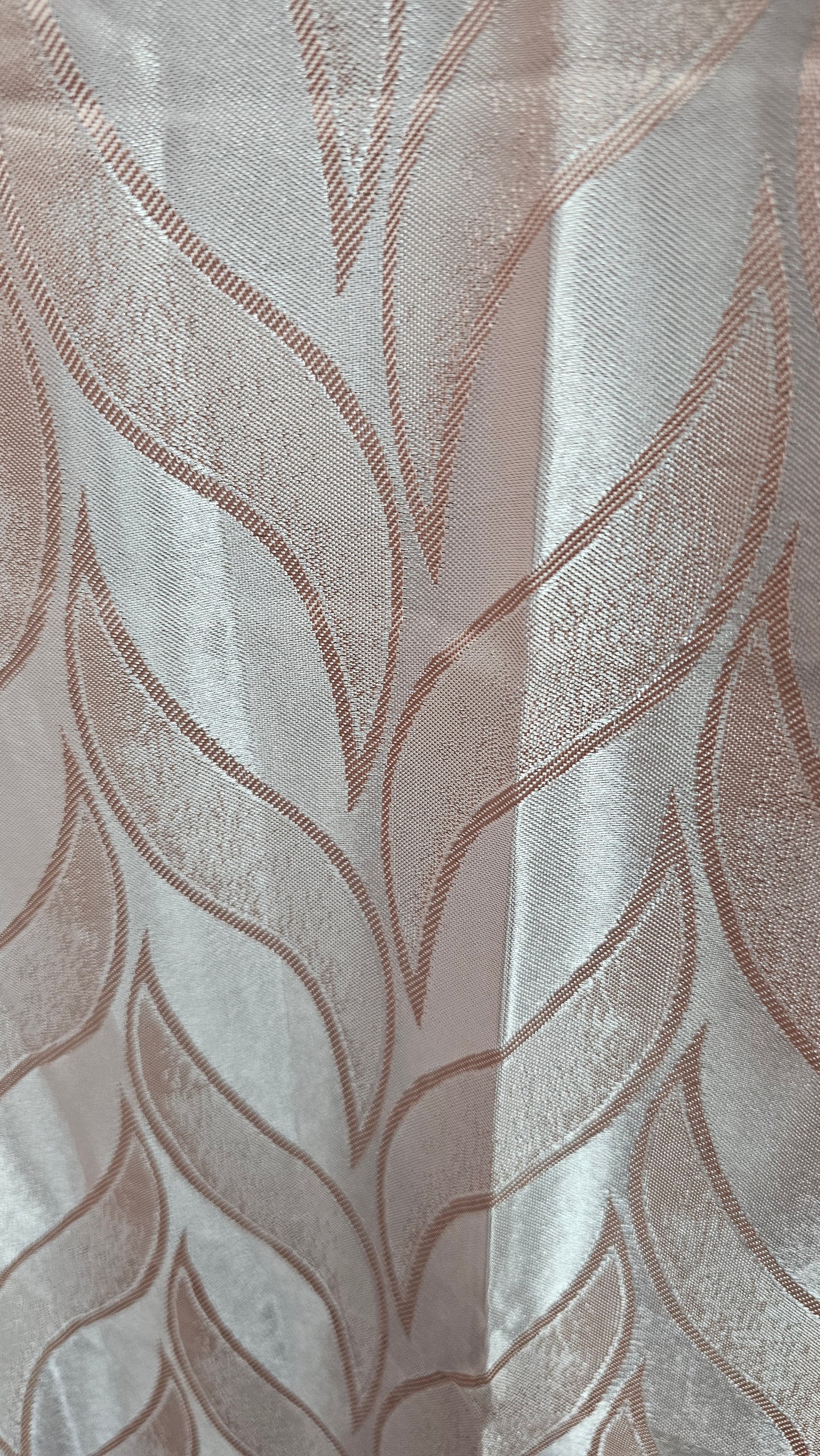 Designer Curtain Creamy Pink