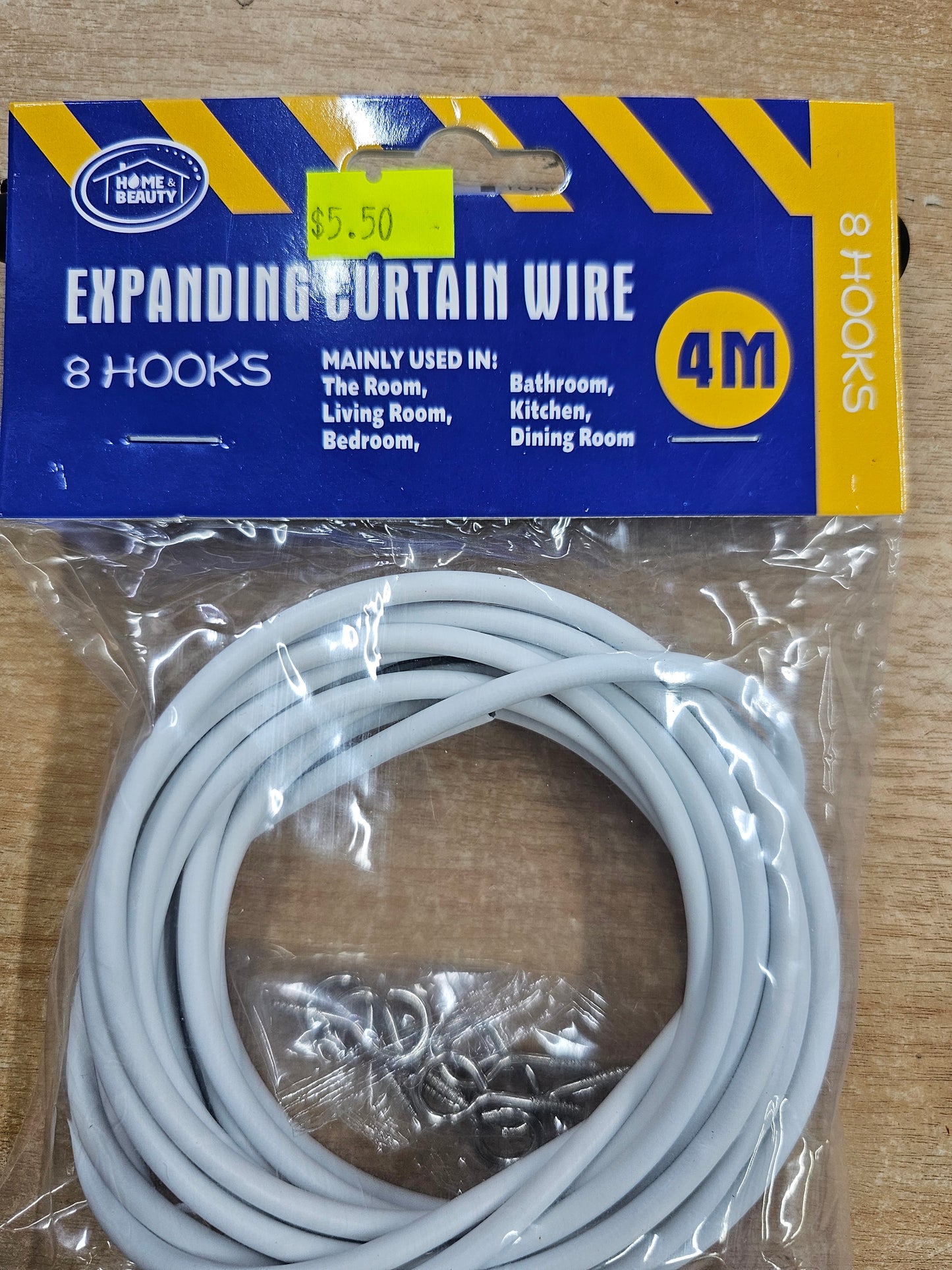 Expanding Curtain Wire 4M