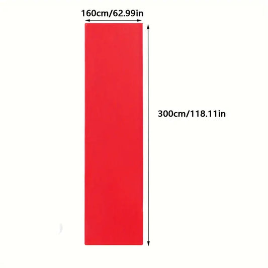 Luxurious Red Wedding Aisle Runner - 62.99"