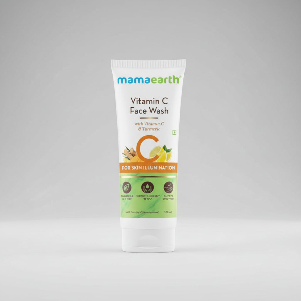 Mamaearth Vitamin C Face Wash with Vitamin C and Turmeric for Skin Illumination - 100ml