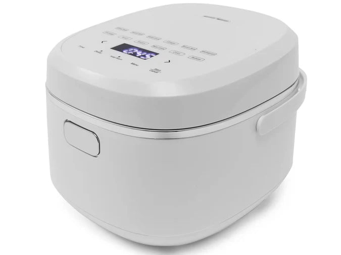Cup Digital Rice Cooker Steamer - 12 Preset Menus - White