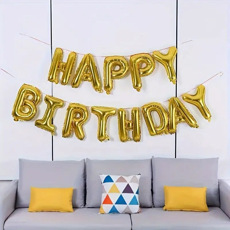 HAPPY BIRTHDAY FOIL BALLOON SET 13PCS