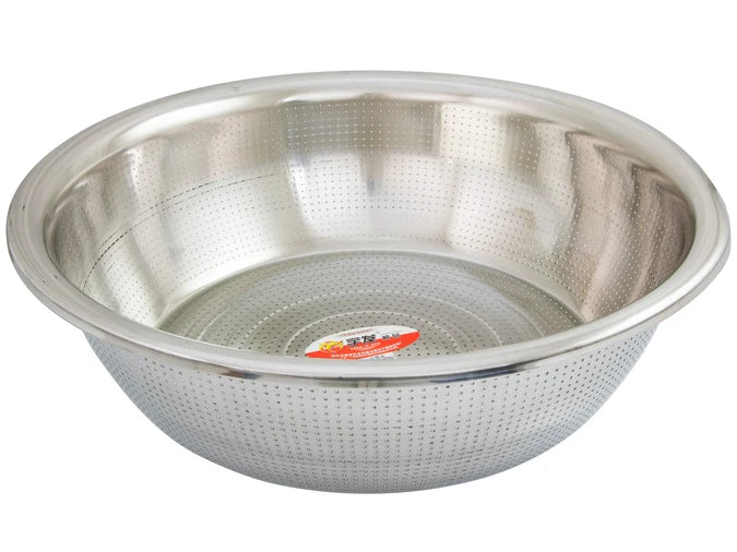 75cm Stainless Steel Colander - Commercial Kitchen Strainer Sieve