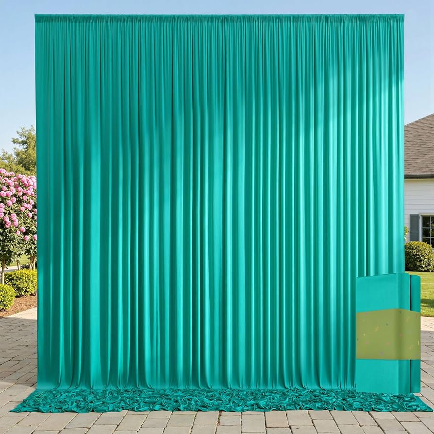 ICE SILK BACKDROP GREEN 3 by 3M