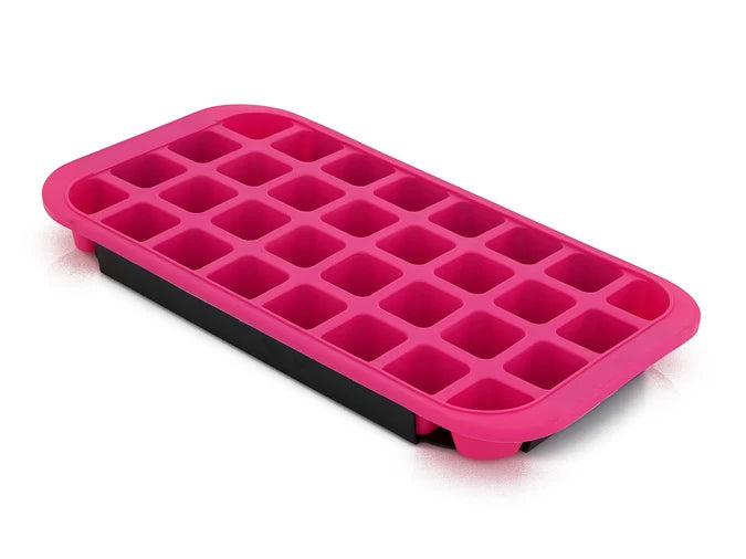 AVANTI Silicone Ice Cube Tray with Carrier 32 Cup PINK