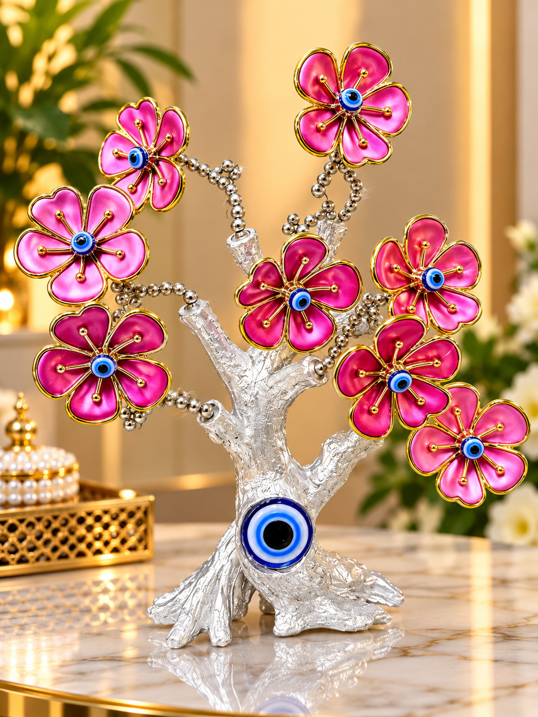Evil Eye Tree - Dark Pink