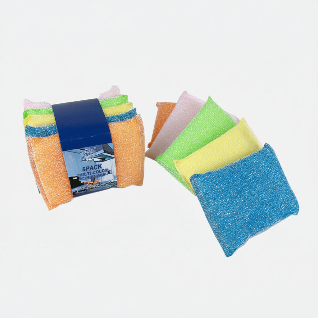 5pc Kitchen Scrubber Sponge