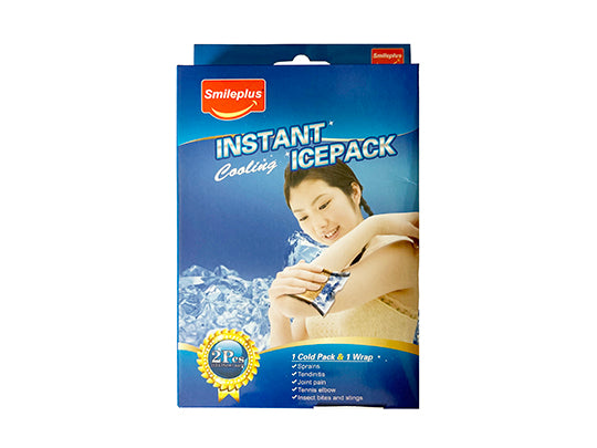2pc Instant Ice Pack - 1 Cool Pack and 1 Wrap
