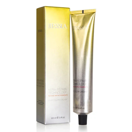 Jiessia Kera Repair Technology Hair Color Cream-0/45-Red