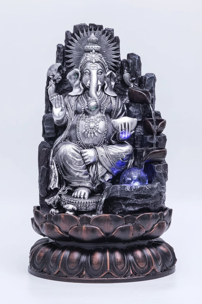 Lord Shri Ganesh Water Fountain - Electric