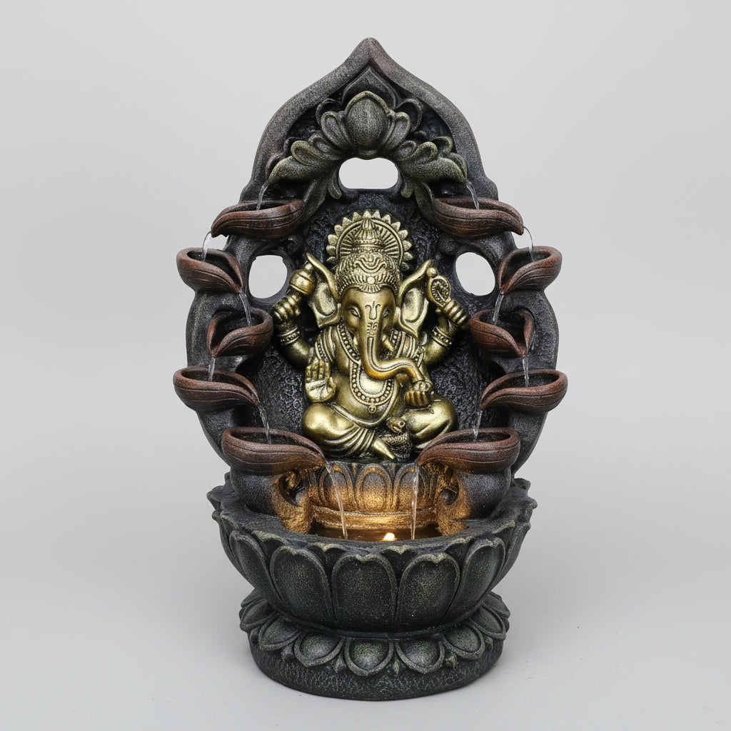 Lord Ganesh Water Fountain - Electric