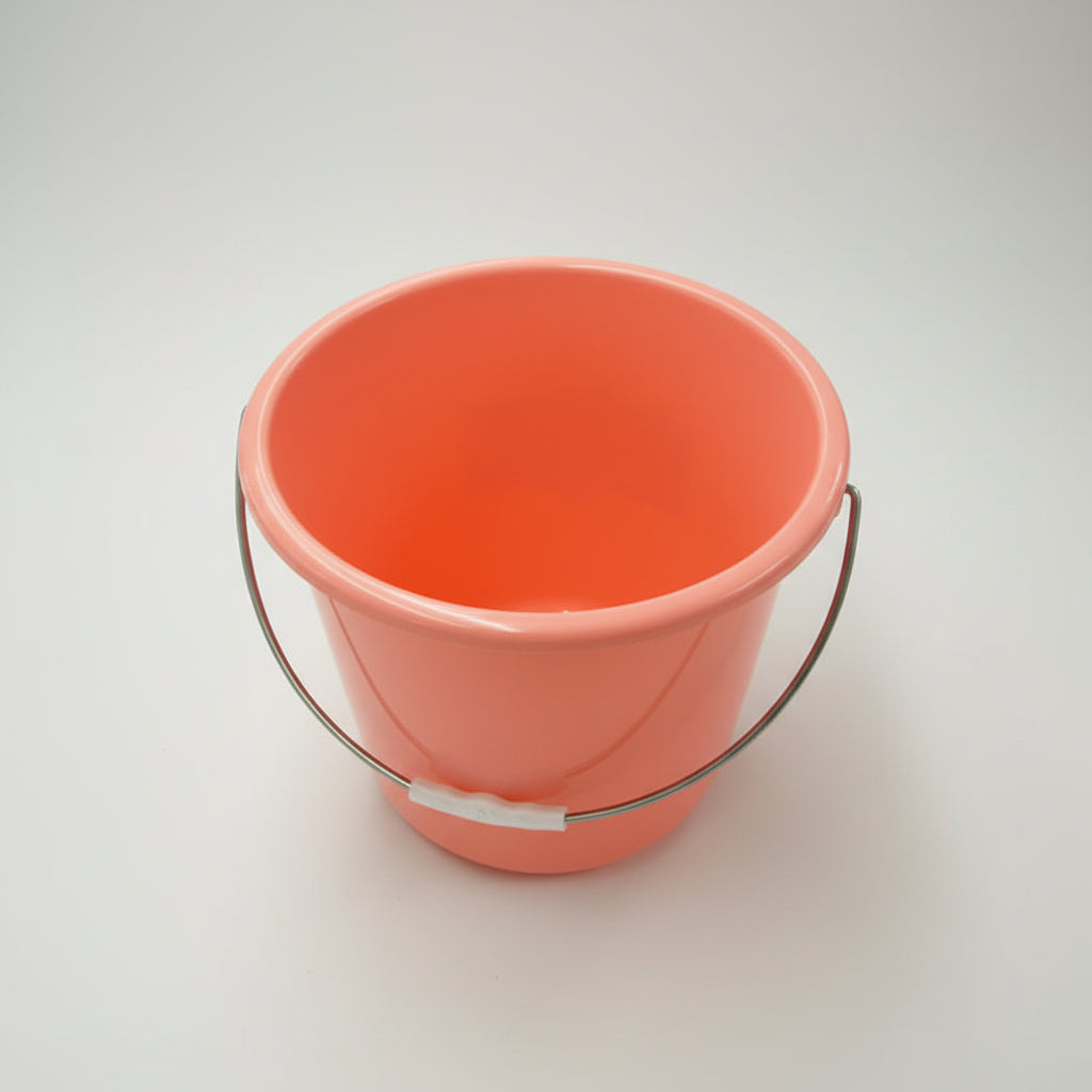 Water Bucket with Steel Handle - 31x29cm