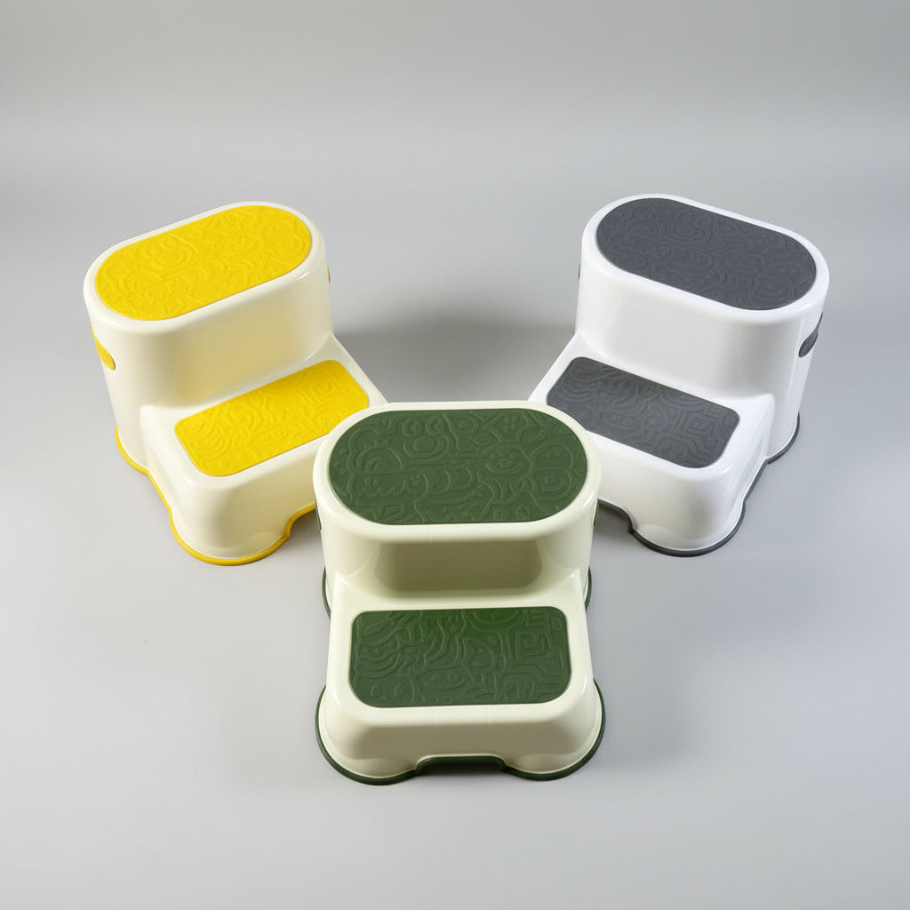Plastic Two Step Stool