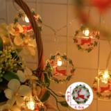 Christmas deer light (L:2M, 10 lights, AA battery operate)