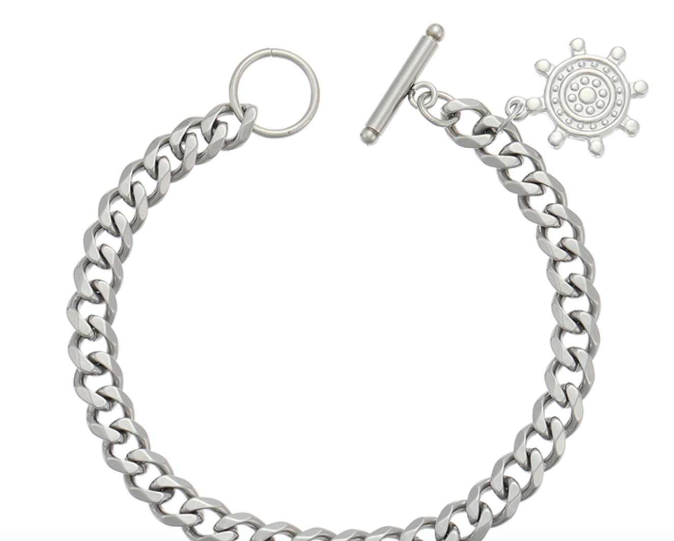 Stainless steel elegant bracelet