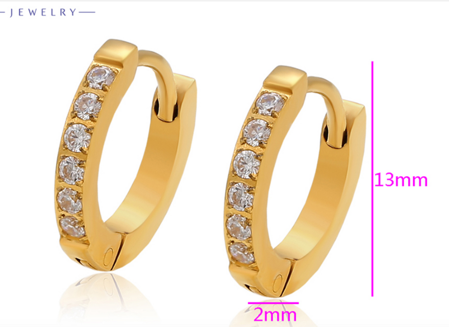EARING 24CT PLATED