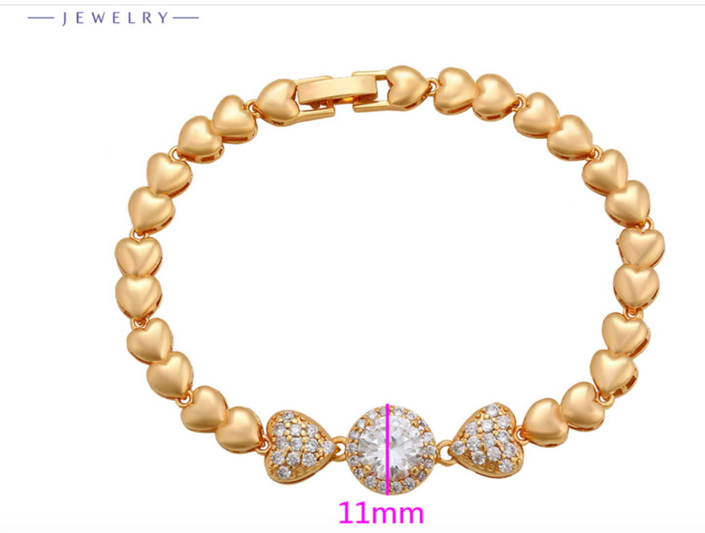 Elegant bracelet with CZ