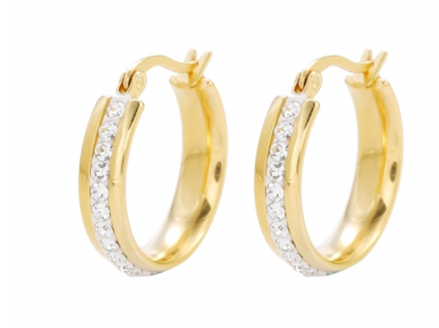Fashion earings 24 ct plated