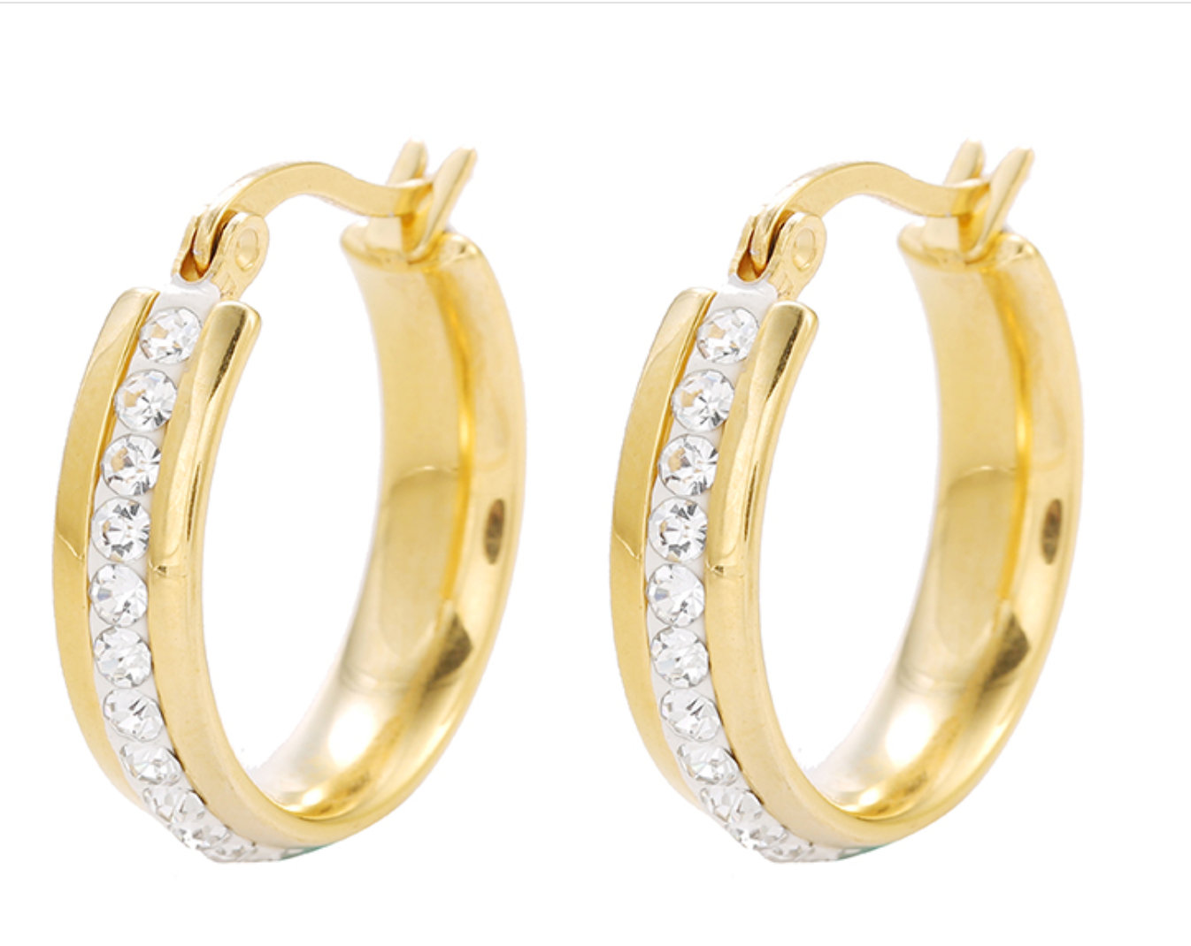 Fashion earings 24 ct plated