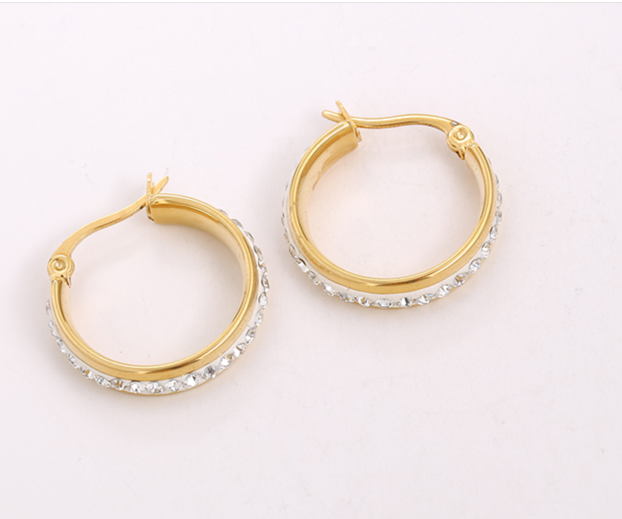Fashion earings 24 ct plated
