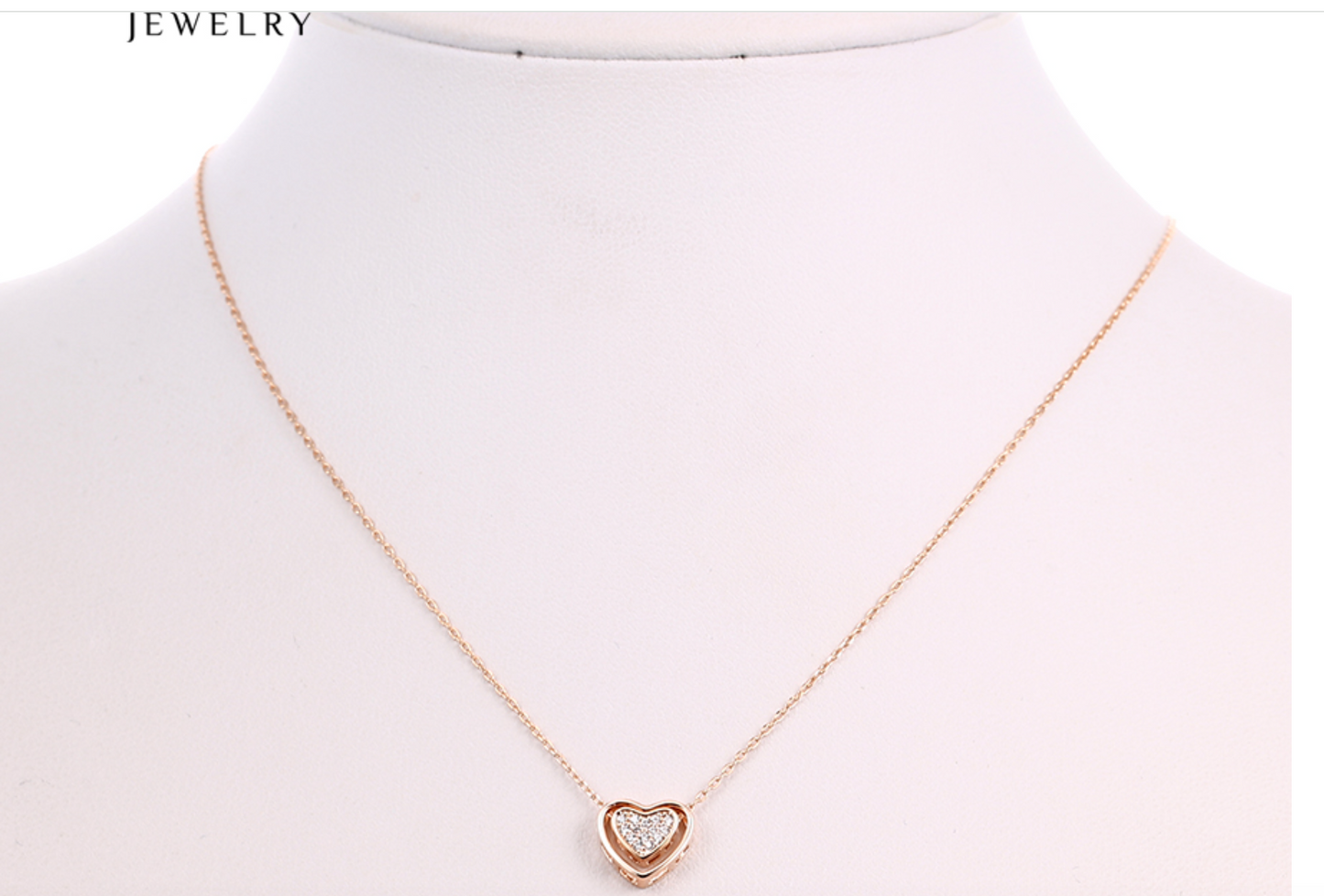 Elegant heart necklace