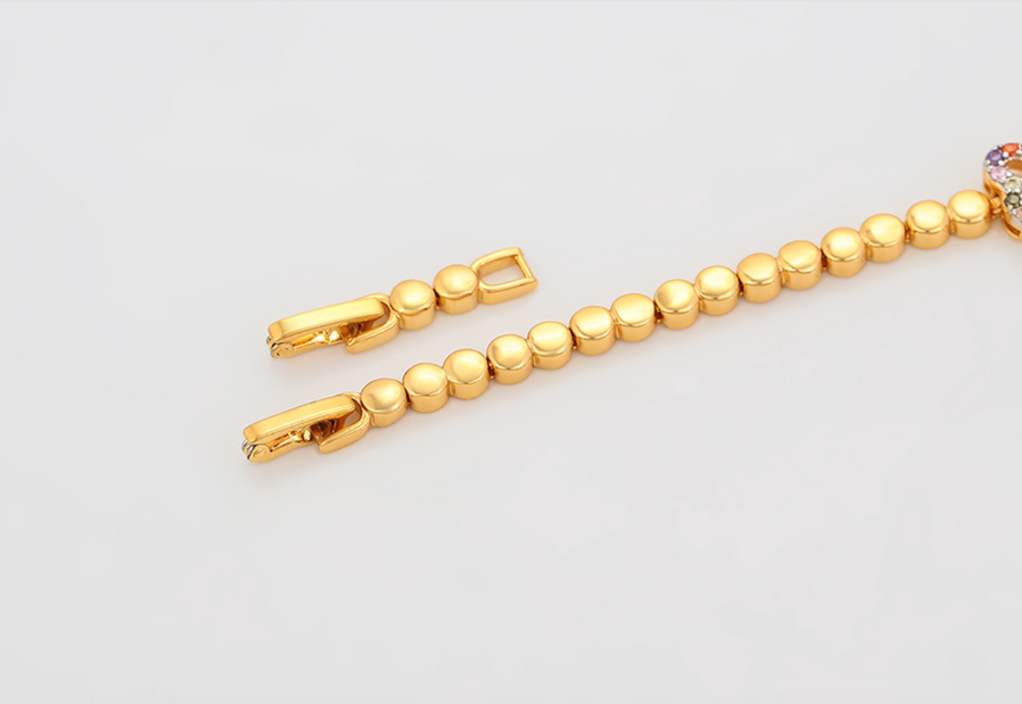 MULTICOLOR GOLD PLATED BRACELET