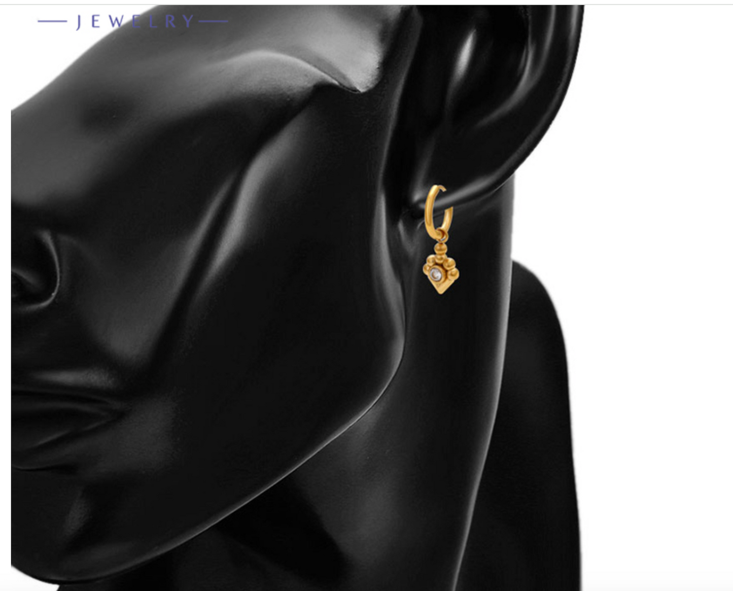 EARINGS WITH STONE