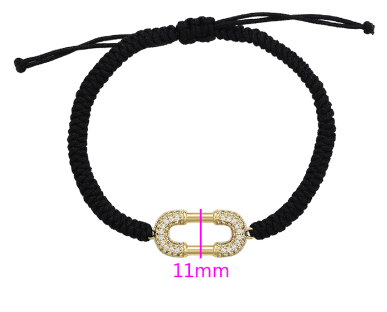 ADJUSTABLE BRACELET WITH STONE