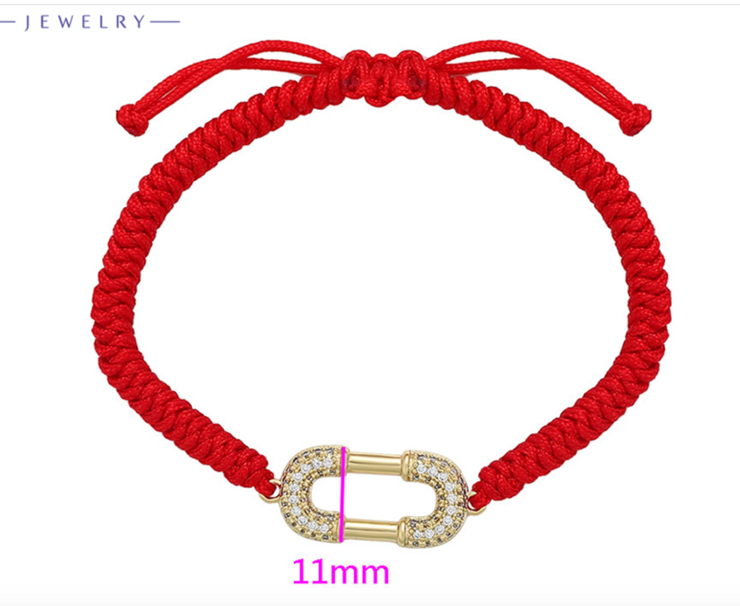 ADJUSTABLE BRACELET WITH STONE