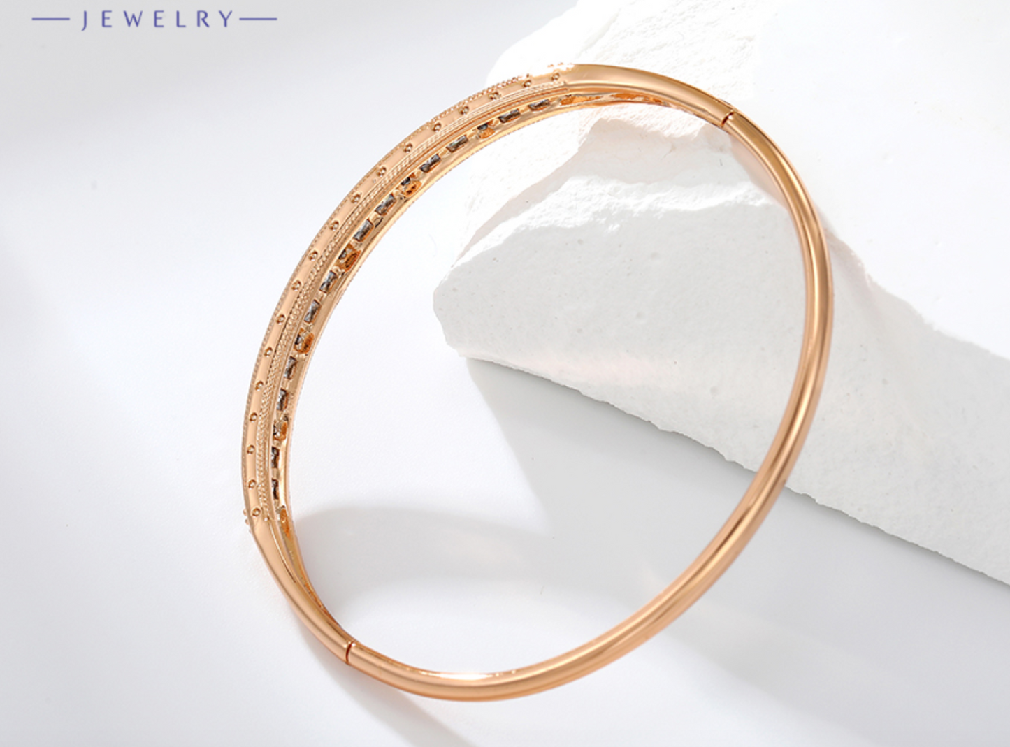 ETHNIC BANGLE WITH CZ