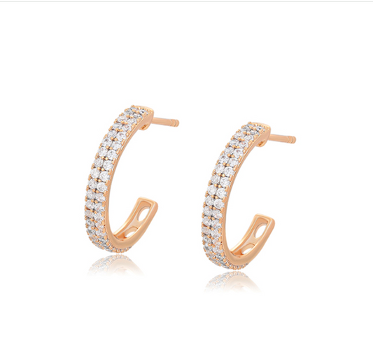 EARING WITH CUBIC ZIRCONIA