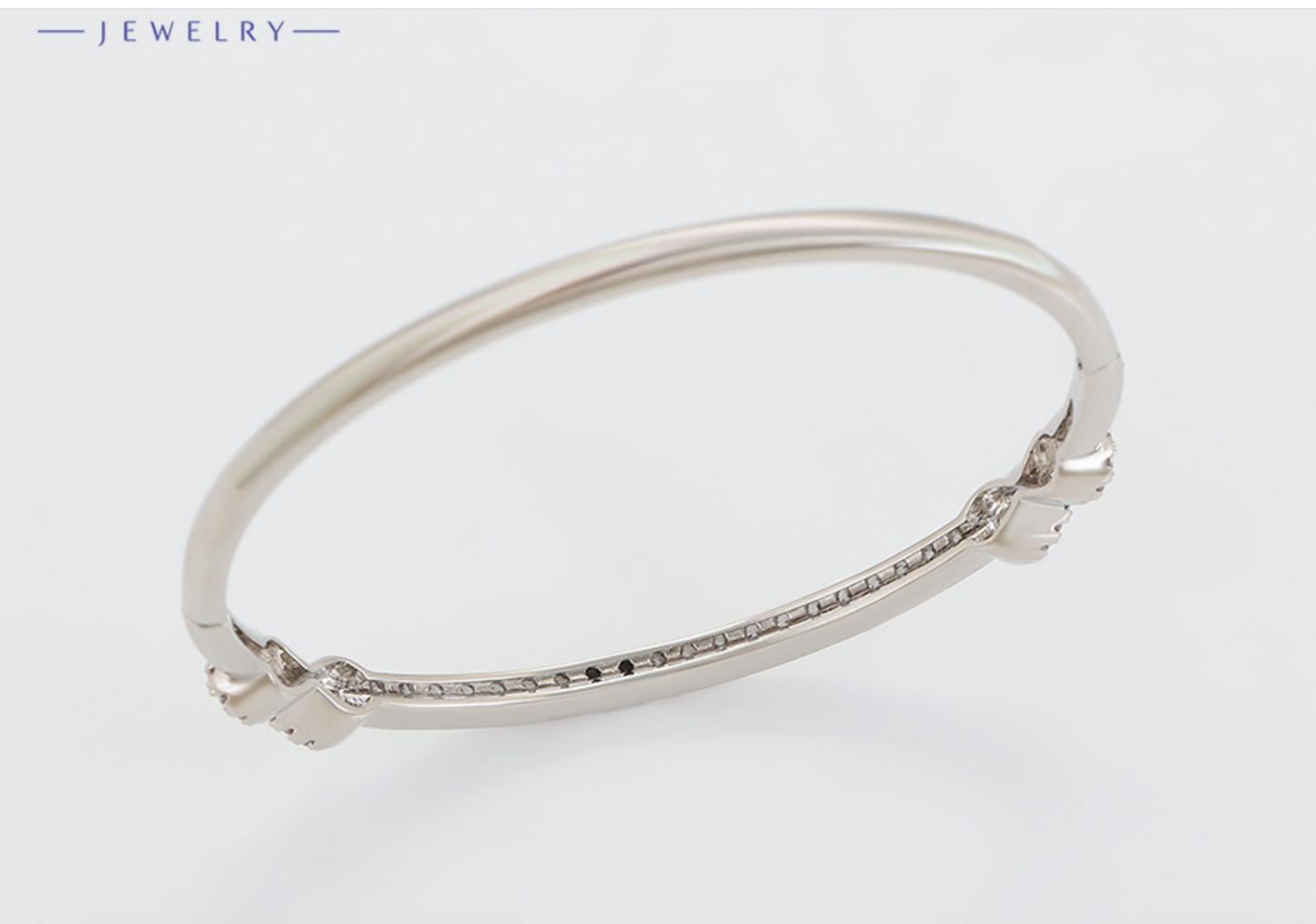 PLATINUM PLATED BANGLE OPENABLE