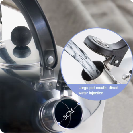 Whistling Tea Kettle Stainless Steel 3 Beautiful Colors