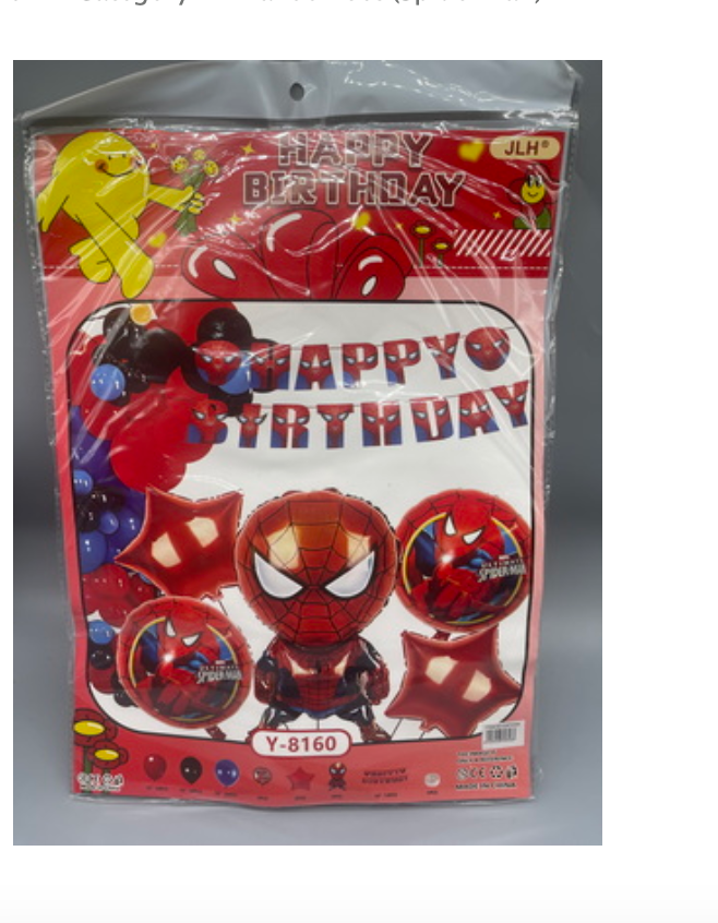 HAPPY BIRTHDAY BALLOON SET BIG SIZE 49PCS