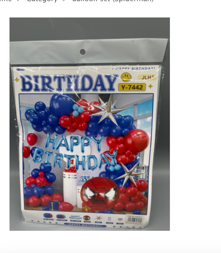 HAPPY BIRTHDAY BALLOON SET 83PCS