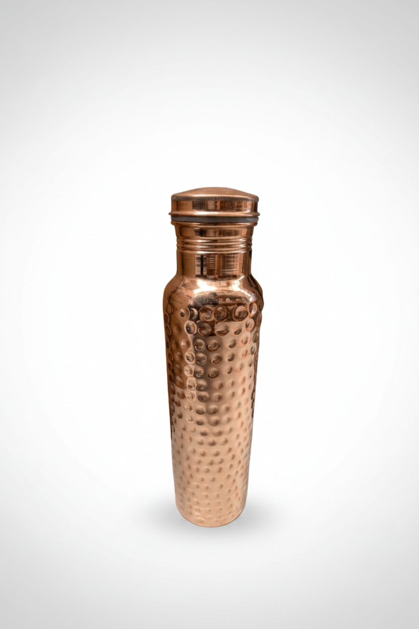 COPPER BOTTLE HAMMERED 900ML VERY SPECIAL