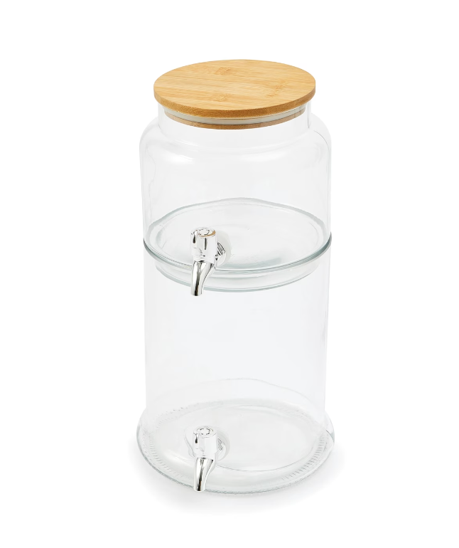 DRINK DISPENSER STACKABLE 6.4LTRS WITH BAMBOO LID