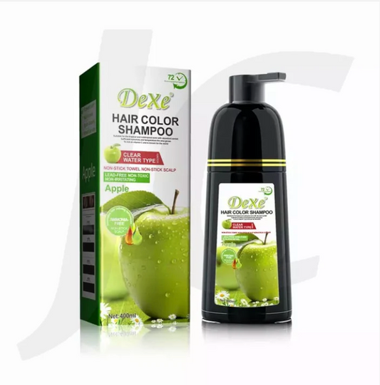 Dexe Apple Non-stain Hair Color Shampoo 400ml BLACK