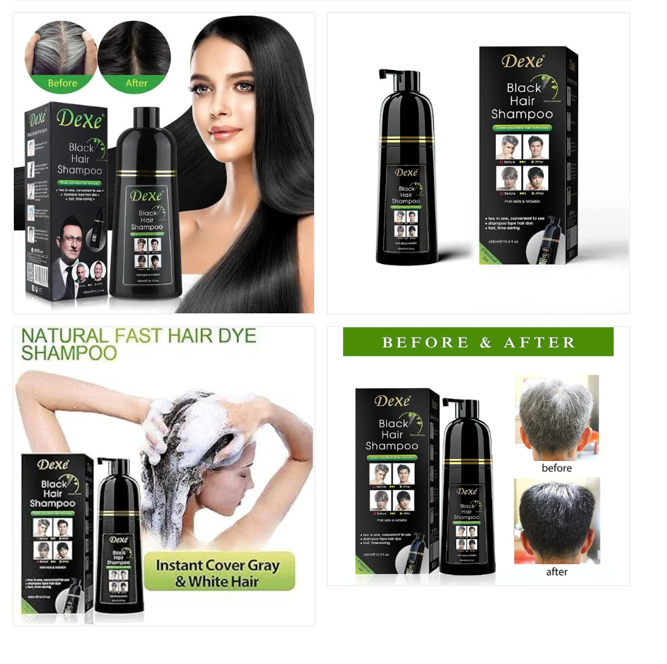 HAIR COLOUR SHAMPOO BLACK