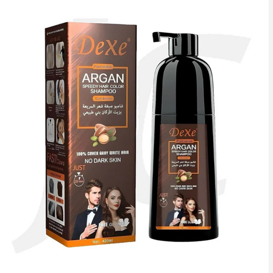Argan Oil Hair Color Shampoo DARK BROWN