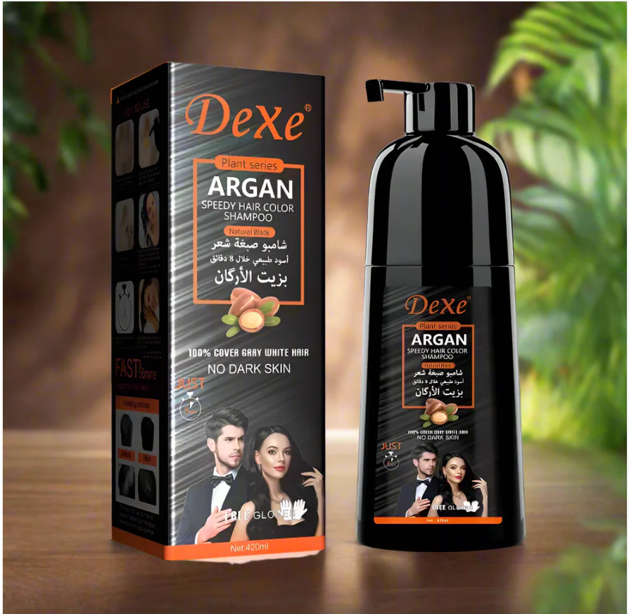 Argan Oil Hair Color Shampoo DARK BROWN