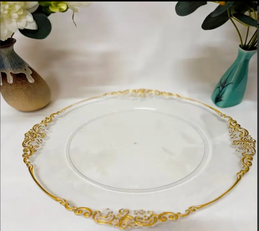 CHARGER PLATES SET OF 6