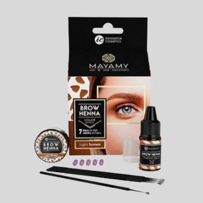 Brow Henna Home Kit - Light Brown